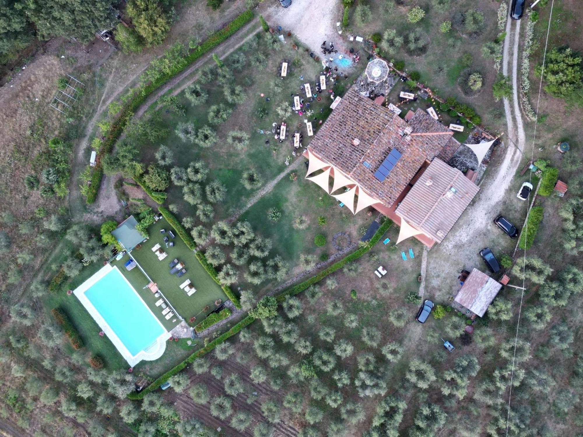 Il Cerro Pensionat Pelago Exteriör bild